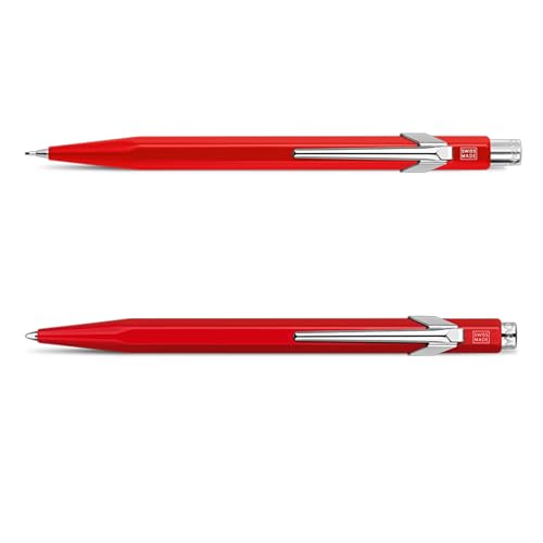 Caran d'Ache Set 849 stylo et porte-mine rouge le coffret cadeau idéal