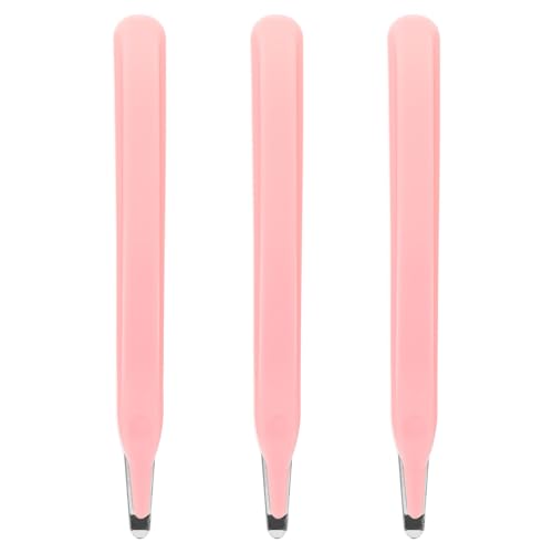 UTHCLO 3 piezas Removedor de Grapas Portátil Herramienta Ergonómica Antideslizante para Oficina Escuela y Hogar Diseño Tipo Bolígrafo Rosa Extracción Rápida y Cómoda
