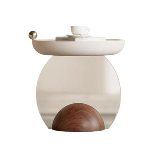 eexbz Sofa Fashionable Cream Style Side Table Living Room High-end Acrylic Sofa Coffee Table Bedroom Bedside Table Sofas for Living Room