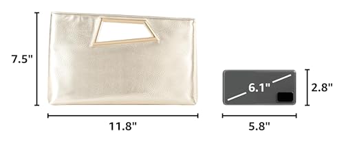 Image of Coucoland Clutch Purse for Women - Evening Bags PU Leather Glitter Fashion Purse Handbag for Wedding Party Daily | PU Leather