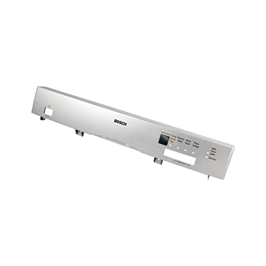 Bosch Dishwasher Panel Facia 475225 00475225, Silver