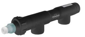 Esterilizador UV 57W con limpiador y uniones 2" negro miniatura 1