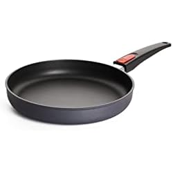 Sartenes Woll Diamond Lite Woll Diamond Lite - Sartén (inductiva, diámetro de 26 cm, 5 cm de alto, con mango extraíble, apta para todo tipo de fuegos, aluminio fundido, apto para horno, antracita)