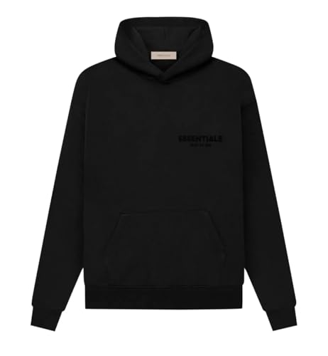 Villeion Styles Essentials - Oversized Hoodie Collection SS22-FW24 (US, Alpha, XX-Large, Regular, Regular, Stretch Limo/Black)