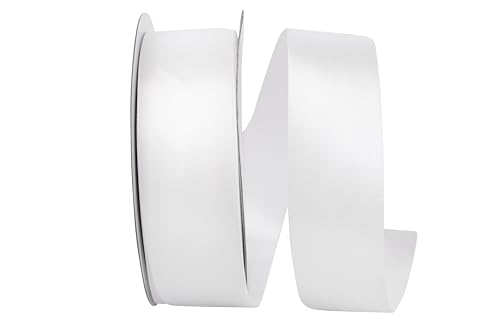 Ruban double face satiné blanc de qualité supérieure pour finitions - 2