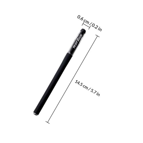 Garneck 20 bolígrafos de gel negro punta fina para estudiantes miniatura 2