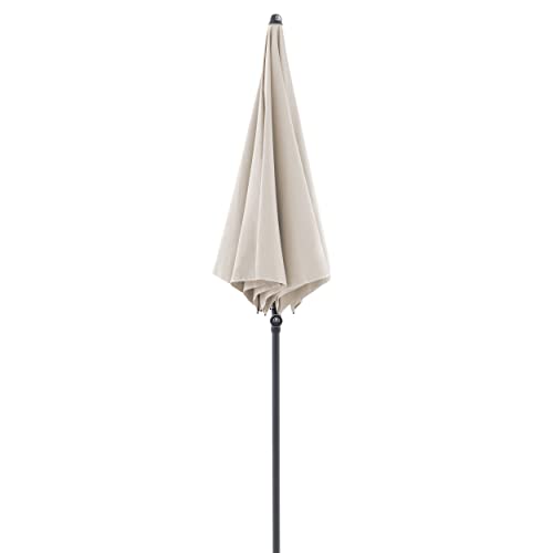 Doppler Rethink Parasol 200 cm Natural, Round Umbrella for Balcony & Patio, Sustainable, Weatherproof - Image 3