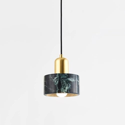 Plafonnier suspendu en verre lustre marbre salon et cuisine