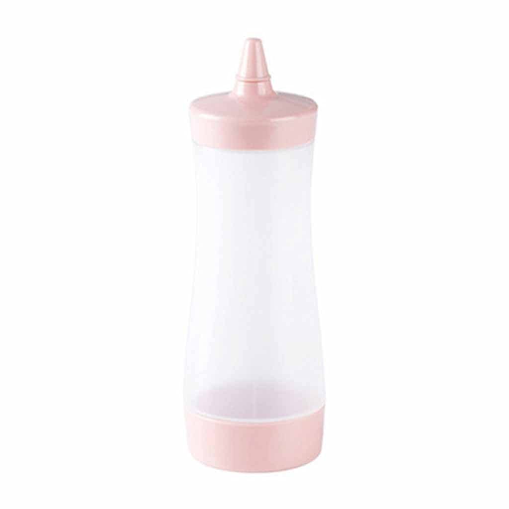 IANSHFKN Squeeze Bottle Kitchen Accessories Gravy Boat Plastic Sauce Vinegar Oil Ketchup Cruet Condiment Dispenser