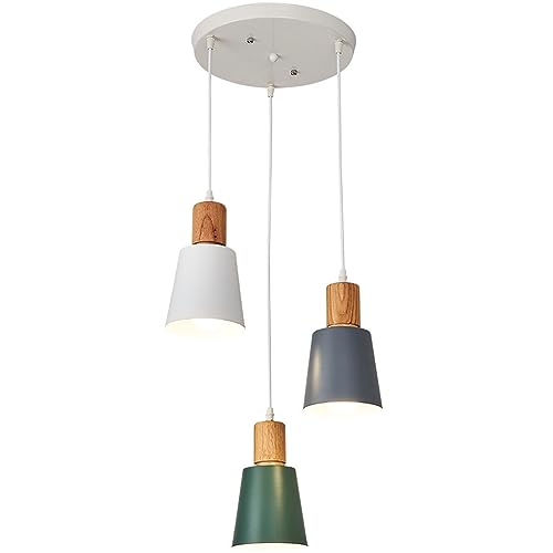 Lumière pendentif industriel haut de gamme au design rétro en métal noir