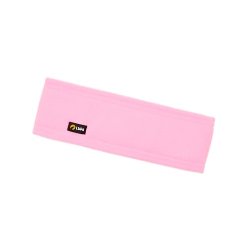 Lupa Kids Handmade Unisex Triple-Layer Micro Fleece Headband - Kids Ear Warmer - Pink