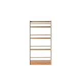 Materiale robusto: questa libreria dietro la porta è realizzata in legno di pino resistente, sapientemente lucidato a mano per una finitura liscia e una piacevole sensazione. Senza difetti o sbavature, garantisce praticità e longevità. Ideale per massimizzare lo spazio, questa libreria è perfetta per nizzare libri e oggetti decorativi completando l'arredamento della casa.