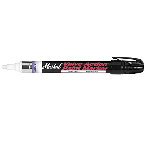 Markal Valve Action Invisible Blue Paint Marker with 1/8" Bullet Tip (Pack of 12)