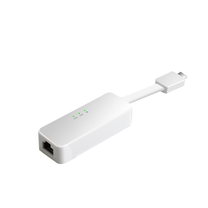 Adaptateur Ethernet LAN 2.5 Gbps USB 3.0 Type C Realtek pour réseau internet ultra rapide