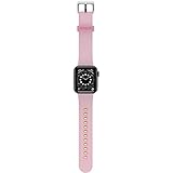 OtterBox All Day Watch Band for Apple Watch Series 10/9/8/7/6/SE 2nd gen/SE 1st gen/5/4-40mm/41mm/42mm, Replacement Durable Soft Touch Silicone Strap for Apple Watch, Pink/Orange - Image 2