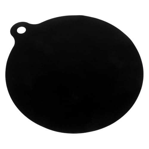 GRIRIW Induction Cooker Mat Non-slip Surface 22cm Round Silicone Fiberglass Stove Protection Pad for Countertop