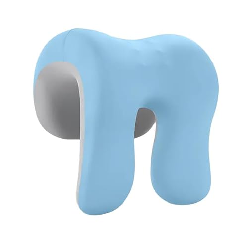 pumpumlia Cómodos cojines para el cuello, almohada de espuma viscoelástica para dormir la siesta en la oficina y relajarse en viajes