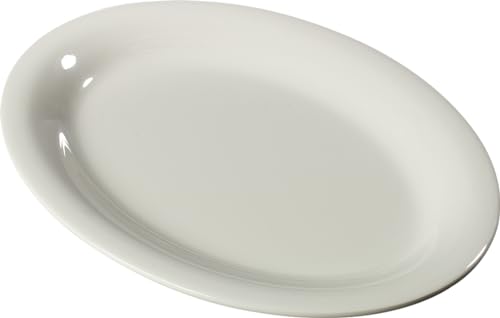 Carlisle FoodService Products Sierrus Oval Platter, Heavy Duty Melamine Tray for Serving, 12 Carlisle FoodService Products Sierrus Oval Platter, Heavy Duty Melamine Tray for Serving, 12