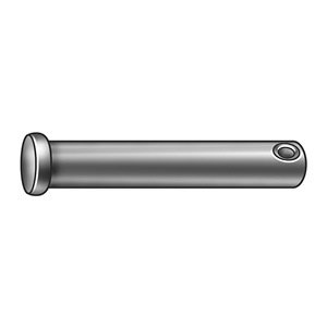 Clevis Pin, 1018, 0.500 x2 in L, PK10
