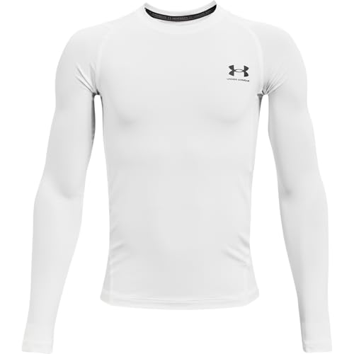 Image of Under Armour Kids HeatGear Armour Long Sleeve (Big Kid)