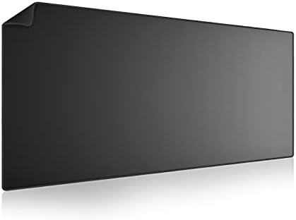 Wolaile Large Mouse Pad, 36x17 in Gaming Mouse Mat,Waterproof and Non-Slip Desktop Pad for Computer Keyboard,Black,XL