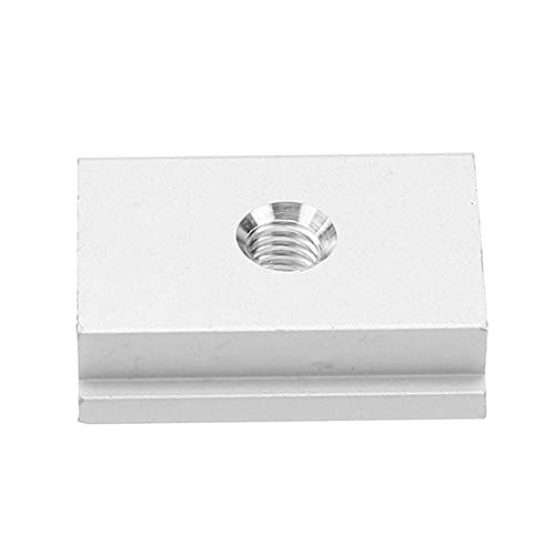 ADUCI 1pcs Argent Aluminium m6 t Slot écrou t-Piste en T écrou Coulissant pour Extrusion en Aluminium T-Slot extrusions de Bois de Travail Bricolage Cover
