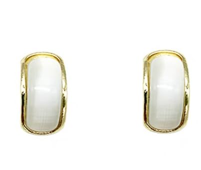 YDSUREキャッツアイイヤリング レディースイヤーカフピアス レディースイヤリング ファーストピアス アクセサリー ピアス つけっぱなしペンダンロケットペンダントイヤリング ピアス風ピアス レディース 人気 金属アレルギー対応 リング ピアス 18K金ピ