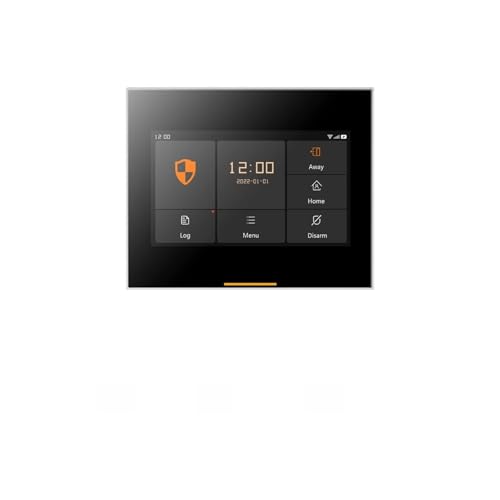 Système de sécurité Domestique Système d'alarme de sécurité à Domicile GSM sans Fil Tuya Smart avec sirène Solaire extérieure Compatible(Ost-03-H501-2G-set-F)