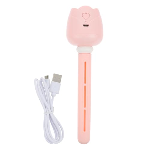 INOOMP Humidificador Portátil USB de 50ml/h Diseño Rosa de Abs, Suave para Epidermis Seca y Seguro, Adecuado para Ambiente de Descanso y Viajes