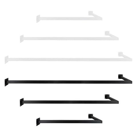 1x Kleiderstange ÜBERECK, Garderobenhalter L-Form Cover