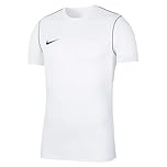 NIKE Mens Dri-fit T-Shirt, White/Black/Black, M EU
