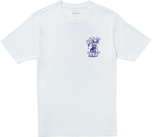 RVCA Jesse Barba Skull Wall T-Shirt - White