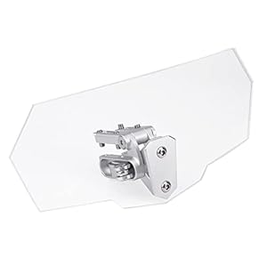 Haofy Universal Motorrad Windabweiser Windschutzscheibe