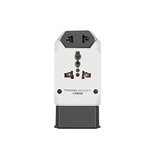 Travel Smart Adaptador multifuncional com USB; 3 tomadas; EUA, Europa, Reino Unido, Itália, Espanha, China azul