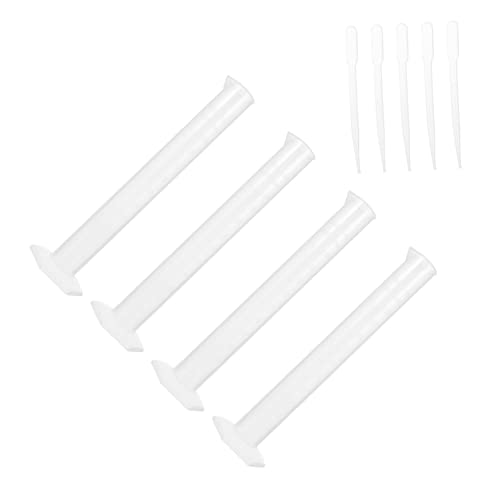 Cilindros graduados de plástico kit de medición con goteros para transferencia de laboratorio