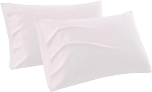 Taies d'oreiller classiques en bambou vert menthe grand format lit double - 5