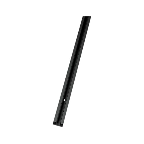 SLV 1-Phasen-Aufbauschiene Hochvolt-Stromschiene für Wand & Decke | 1 m 230 V | Schwarz