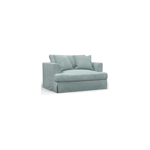 Sillón Plegable Tela Performance Azul miniatura 7