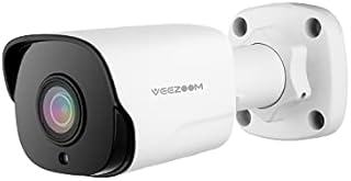 VEEZOOM PoE Camera Outdoor, 5MP (2560 x 1920p) PoE IP Camera, Supports up to 256GB SD Card, Human Detection, 100ft IR Night Vision, 2.8mm Lens, IP66 Weatherproof Security Camera Outdoor WS-N151BS