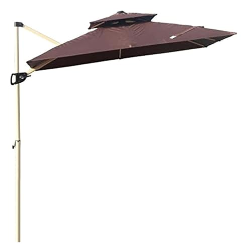 Sombrilla para playa y terrazas familiares con parasol colgante de inclinación ágil