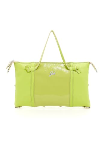 Sac Plat Gabs Malibù Momu Cyber Lime en cuir fin