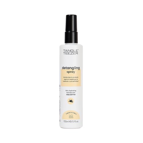 Tangle Teezer Everyday Entwirrungsspray/Entwirrungscreme für Dickes/Lockiges Haar – Locken-Creme mit Sheabutter – Vegan & Ohne Tierversuche – Sanftes & Schnelles Entwirren