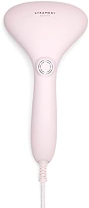 Steamery Handheld Clothes Steamer Cirrus 2, 1500W, UK Plug, Stainless Steel Mouthpiece, 25 Second Fast Heat Up, Garment Wrinkles Remover, Pink