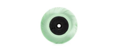 Image of Scotch-Brite Radial Bristle Brush, Aluminum Oxide, 6000 RPM, 6 Diameter x 7 /16 Width, 1 Micron (Pack of 1)