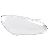 Auto Scheinwerfer Abdeckung, Asudaro Auto Scheinwerfer Linse Scheinwerferlinse Autoscheinwerfer Klare Linse Vorne Links Klarglaslinse Schalenabdeckung Kompatibel mit Golf6 MK6 2010-2014 Transparent