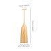 rockible Children Wood Paddle Canoe Accessory Versatile Handcrafted for Water Enthusiast Sturdy Splinter Free Design Ergonomic Grip, 70cm