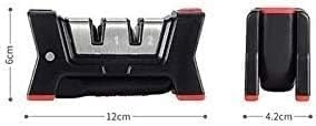 Knife Sharpener, 2-Stage Diamond Works for Ceramic and Steel Knives, Scissors. Easily Restores Dull to Sharp, Manual Knife Sharpener Knife sharpeners
