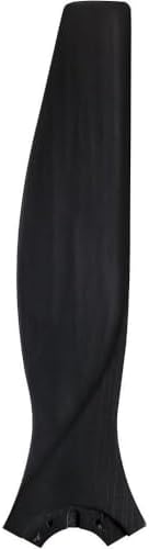 Fanimation B6720-48BL Spitfire Set of Three Ceiling Fan Blades, 48 inch, Black