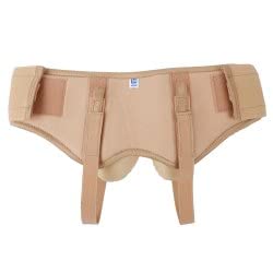 Image of TADDY Inguinal Hernia Belt For Men Hernia Support Truss with Removable Pressure Pads Double Hernia Pain Relief Comfortable Brace (Large, Beige)