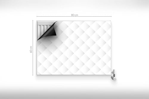 Couverture magnétique de radiateur 80x60 tapis isolant et décoratif - 5